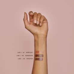 LAB Balm - 02 Ganache 10g - Lore Perfumery 9 LAB Balm - 02 Ganache 10g - Lore Perfumery -Home Fragrance apricot ganache swatches 1 1