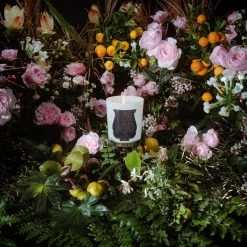 Giambattista Valli - Rose Poivrée Candle 270g - Lore Perfumery -Home Fragrance cire trudon giambattista valli rose poivree candle 270g styled