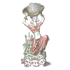 Les Belles Matières – Maduraï Candle 270g - Lore Perfumery 9 Les Belles Matières – Maduraï Candle 270g - Lore Perfumery -Home Fragrance cire trudon madurai illustration 2