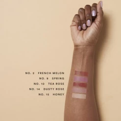 Light & Bright Balm - No. 09 Spring 10g - Lore Perfumery -Home Fragrance french melon spring dusty rose swatches 2 2