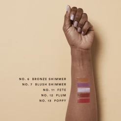 Shimmer Balm - No. 13 Poppy 10g - Lore Perfumery -Home Fragrance poppy swatches 2